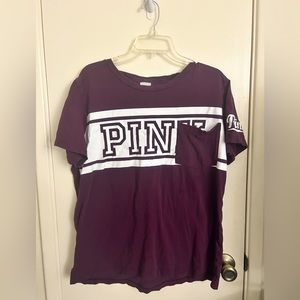 PINK VICTORIA’S SECRET SHIRT